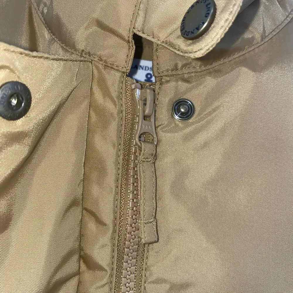 Land End Kids Coat Size 7-8y Belted NWOT